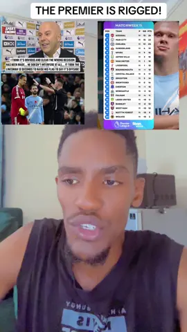 THE PREMIER IS RIGGED! #footballtiktok #PremierLeague #liverpoolfans #mancityfans #ynwa🔴🔴🔴 