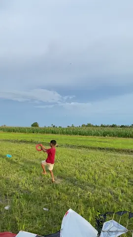Kejadian disore hari terbawa layang* gara* kencang angin😆 #anakdesa #sore #layanglayang #kampunghalaman #fyp 