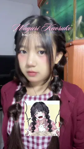 waguri hairstyle! if it’s too fast, try 0.5x speed yaa (˘͈ᵕ ˘͈♡) #hairstyletutorial #hairstyleideas #wagurikaoruko #animehairstyle 