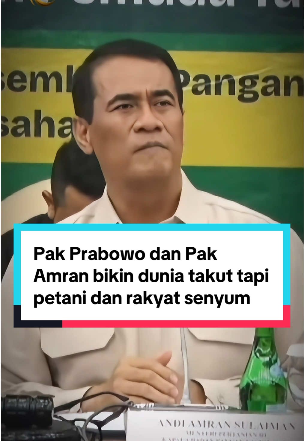 Di bawah arahan Presiden Prabowo Subianto dan kerja nyata Menteri Pertanian Amran Sulaiman, Indonesia bukan lagi penonton dalam peta pangan dunia. Kita udah jadi pemain utama #fyp #prabowo #prabowosubianto #amransulaiman #tiktokpelitfyp 