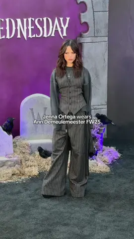 Jenna Ortega is a certified Ann Demeulemeester fan  🎥 @MarcMalkin  #jennaortega #anndemeulemeester #TikTokFashion 