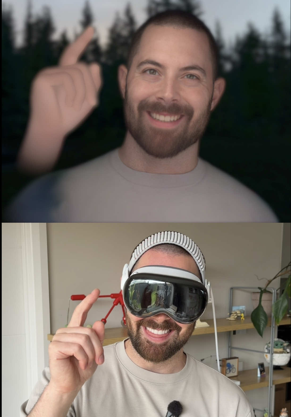 Life in the Apple Vision Pro is just so much better 😆 had such a fun time interviewing Allessandra McGinnis and Jeff Norris from the Apple Vision Pro team inside of the Apple Vision Pro with our Personas! Cannot tell you how real this feels!  #apple #applevisionpro #persona 