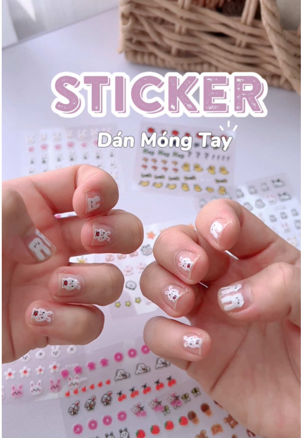 Sticker dán móng tay xinh xắn #miengdanmongtay #stickerdanmongtay #sonmongtay #nailxinh #mongtayxinh 