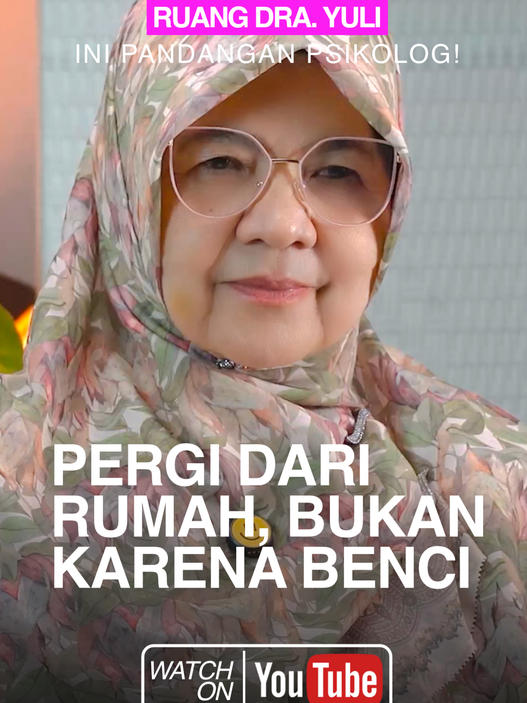 PERGI DARI RUMAH BUKAN KARENA BENCI... Kadang anak memilih pergi, bukan karena benci… tapi karena ingin selamat. Ada luka yang tak terucap, tapi meninggalkan rumah jadi satu-satunya cara untuk tetap waras. Tonton versi full-nya di channel YouTube Ibu Yuli nanti malam ya. 🌙  #parenting #tipsparentinganak #keluargabahagia #keluargaislami #selfhealing #traumahealing #bullyying #depththerapist #bahagiadengandepth