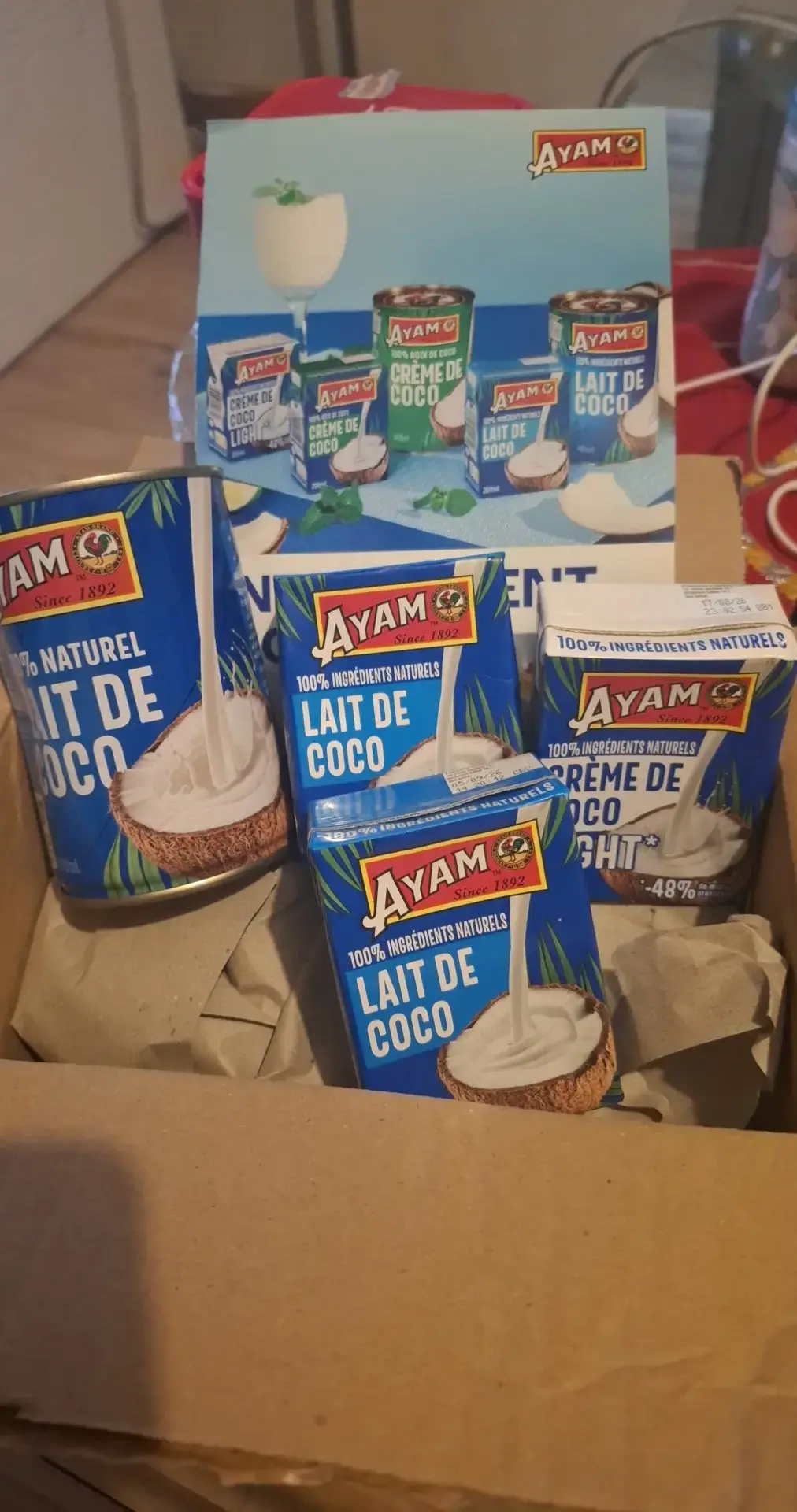 Nouveau colis test reçu 🤗 merci @sampleo_france @AYAM™ France  #ayamfrance  #coco 