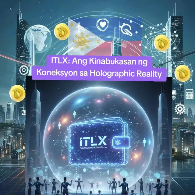 Isipin mo, yung universe na bawat koneksyon may saysay. Yun ang ITLX: isang digital wallet na nagkokonekta sa mga tao at AI sa isang holographic reality. Sumali ka na! 🌌💻 #InterLink #ITLG #ITL #ITLX 