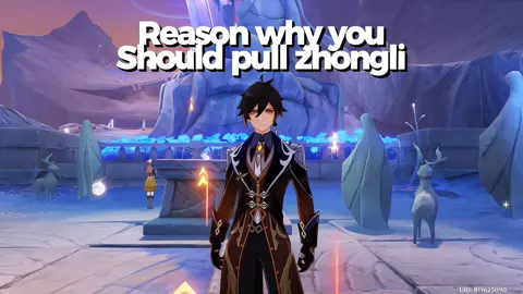 He’s f2p friendly too🧍‍♂️#zhongli #GenshinImpact #hoyocreators #genshin 