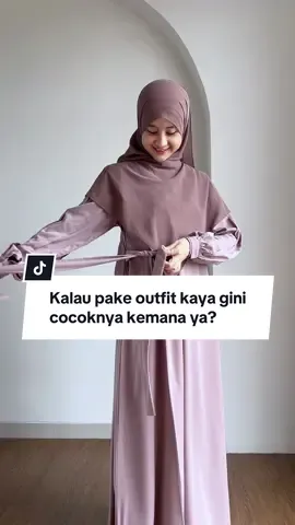 Gemes banget dressnya, kalau kalian punya dress lucu kaya gini bagusnya dipake kemana ya? #ootdhijab #jamisesyari #gamiskekinian #outfitngantor #syarilook 