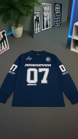 Áo thun jersey số 07 dài tay NEWSEVEN unisex nam nữ #aothun #unisex #dothudong #localbrand #thethao 