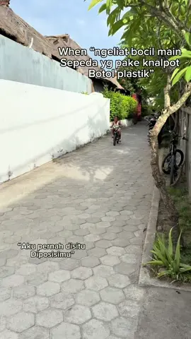 “AKU PERNAH DISITU DIPOSISIMU” #masakecil #mainsepeda 