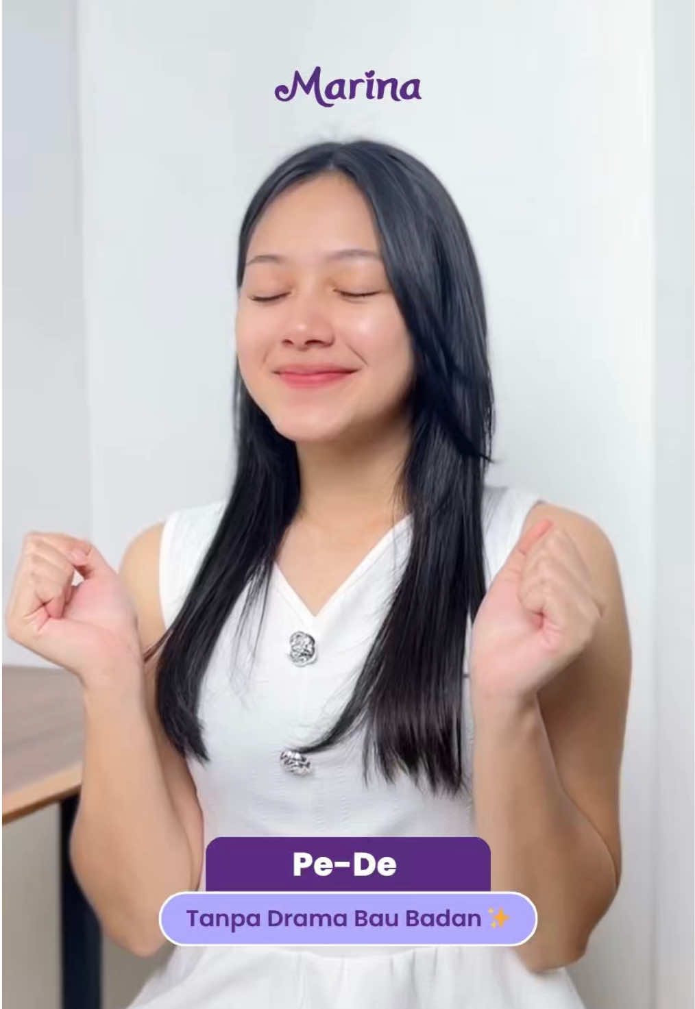 Bau badan, bikin minder?
 Udah waktunya cobain Marina Antiperspirant Deodorant, biar tetap fresh & pe-de tiap saat tanpa worry bau badan 🎉 
 #Marina #FlowerFulAllDay #SemakinBersinar