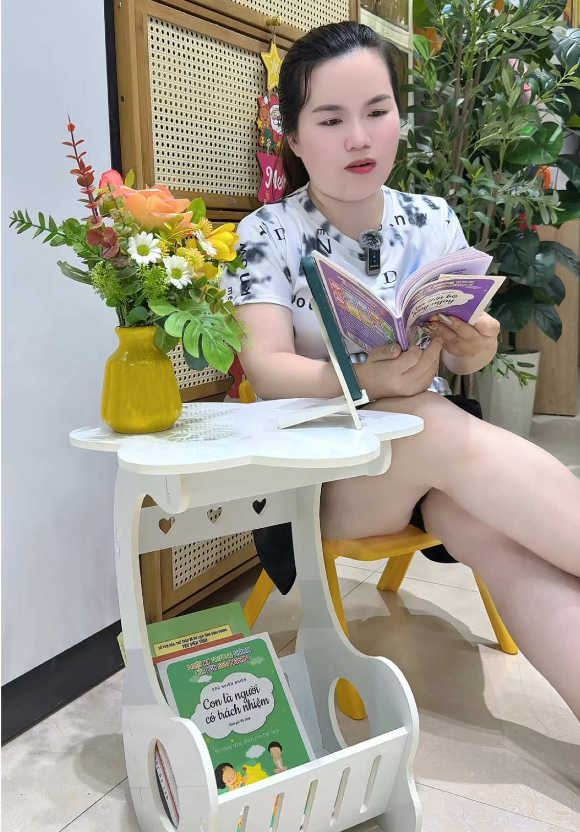 Bàn Mini Decor Phòng Hình Hoa #bàn 