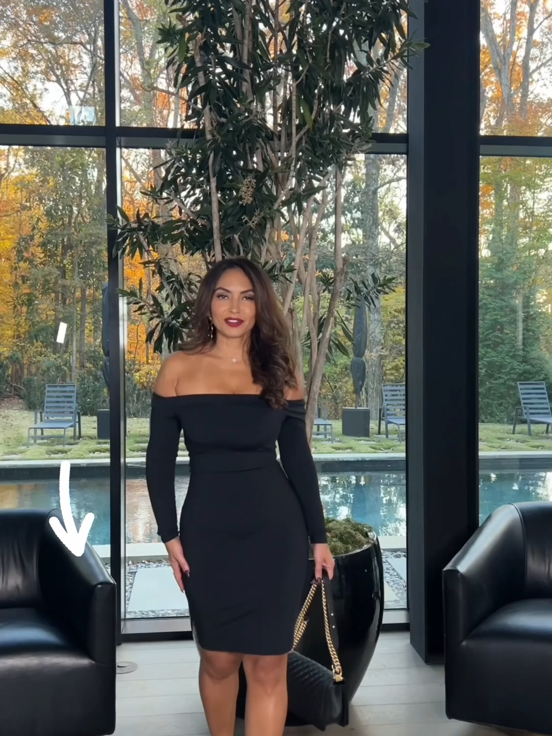 Date Night Ready! This Off-Shoulder Bodycon Dress with Built-in Shaping is a Game Changer.#FeelGoodFashion #Popilush #fyp #fallfreshness #blackfriday #vacationvibes #datenight #partydress #promdress #popilushshapeweardress #dress #PopilushDress #longsleeve #merrychristmas