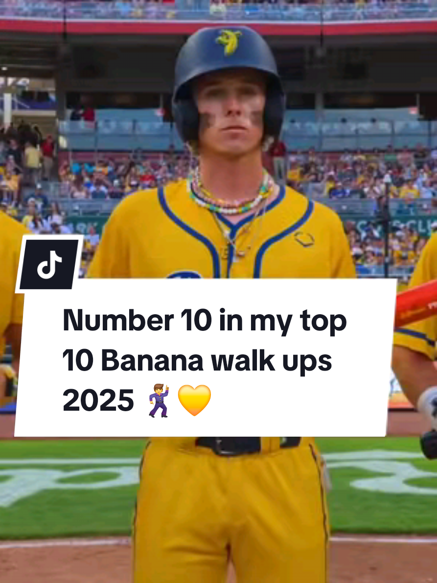 Going to be posting my top 10 Savannah Banana walk ups of this year. Starting off strong with number 10 🫶 #Savannahbananas #top10 #walkupsongs #onedirection  #bananaball 