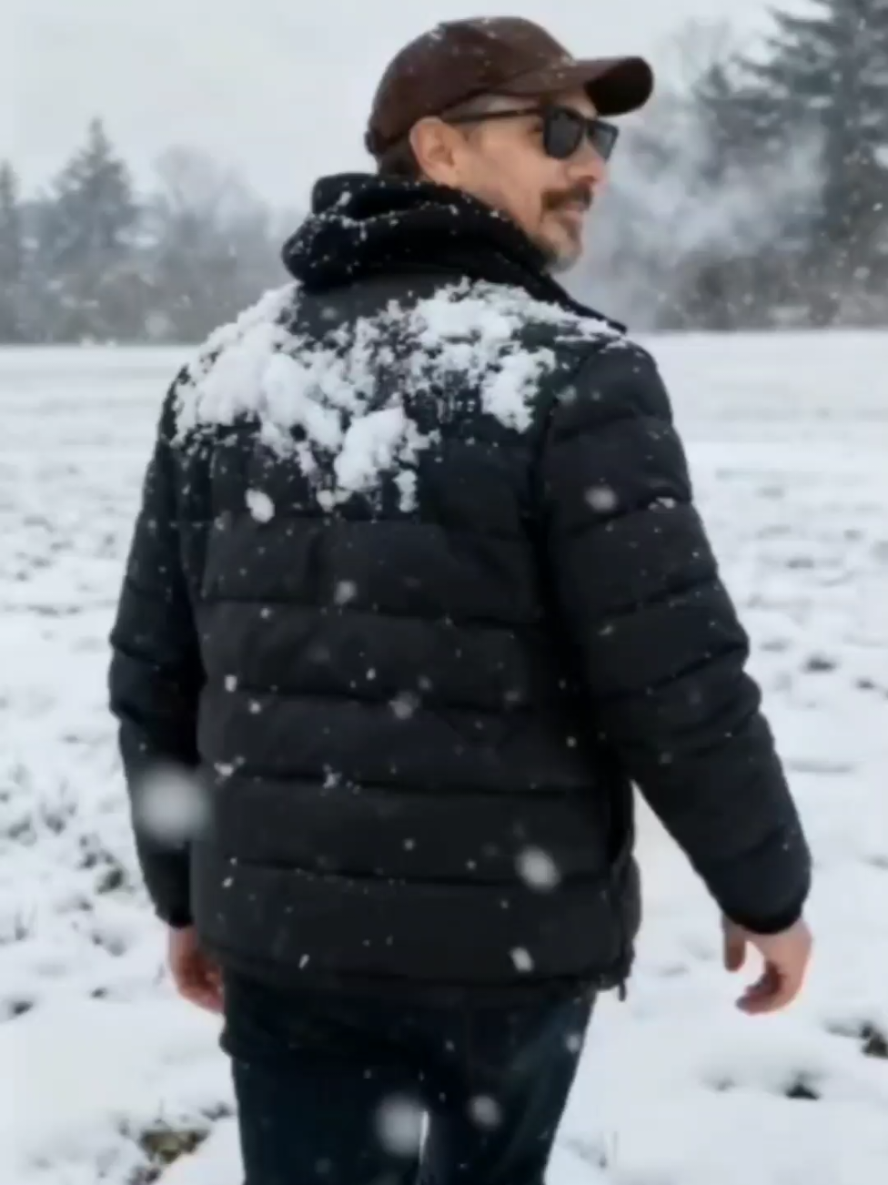 Winter is coming soon..  Menghayal jadi bintang iklan payung transparan dengan bantuan AI... 😁😁😁 #AI  #winterumbrella  #letitsnow 