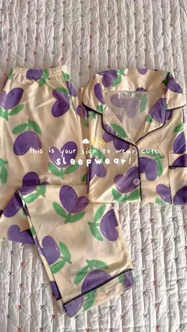 cute sleepwear reco! ☁️✨ #sleepwear #pjs #pajamas #OOTD #sleepwearfashion 