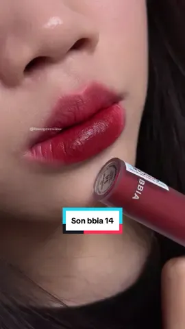 Son đỏ lên là giáng sinh tới!! bbia 14!! #lavugareview  #sonbbia #bbia14 #bbia 