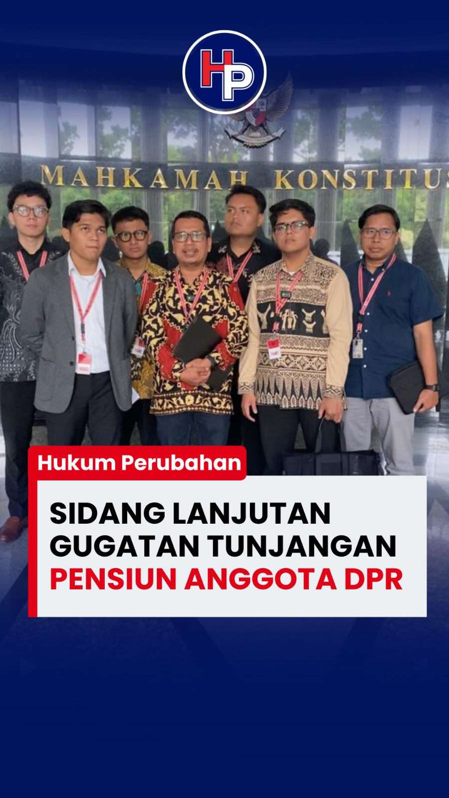 Sidang lanjutan permohonan judicial review terhadap  Undang-undang Nomor 12 tahun 1980. Permohonan ini lebih populer dengan sebutan gugatan tunjangan pensiun seumur hidup anggota DPR RI.  _____  #gugatanpensiundpr #mahkamahkonstitusi #dprri #fhuii #hukumperubahan 