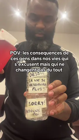 Des excuses sans changement, c’est de la manipulation😔