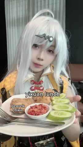 geprek lagi #ayamgeprek #yixuan #yixuancosplay #zenlesszonezero #juu 