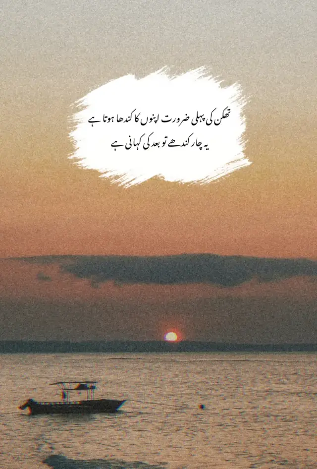 اور شاید میں ایک دن ایسے ہی مر جاؤں... کسی کو خبر بھی نہ ہو، کوئی آواز بھی نہ آئے۔ بس خاموشی میرے بعد بھی وہی قصے دہراتی رہے۔ میری ادھوری باتیں ہوا میں بکھر جائیں گی۔ اور لوگ کہیں گے، 