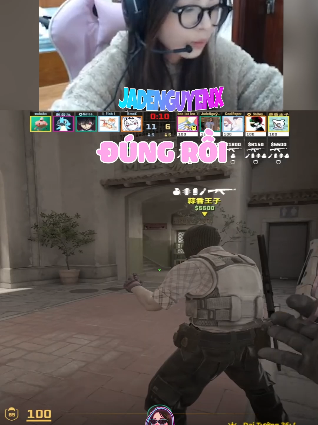 36 36 hẹ hẹ #csgo #counterstrike2 #cs2 #gamergirl