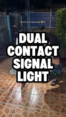 Dual contact signal light for nmax, aerox, mio, sniper etc. #dualcontactsignallight #dualcontact 