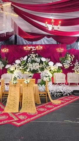 Paket Wedding.. Pelaminan Drapary Maroon #weddingmedan #dekorasimedan #dekormedan #decormedan #weddingmedan 