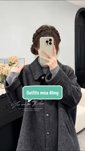 Áo khoác dạ kiểu nữ #thoitrangnu #outfitideas #trending 
