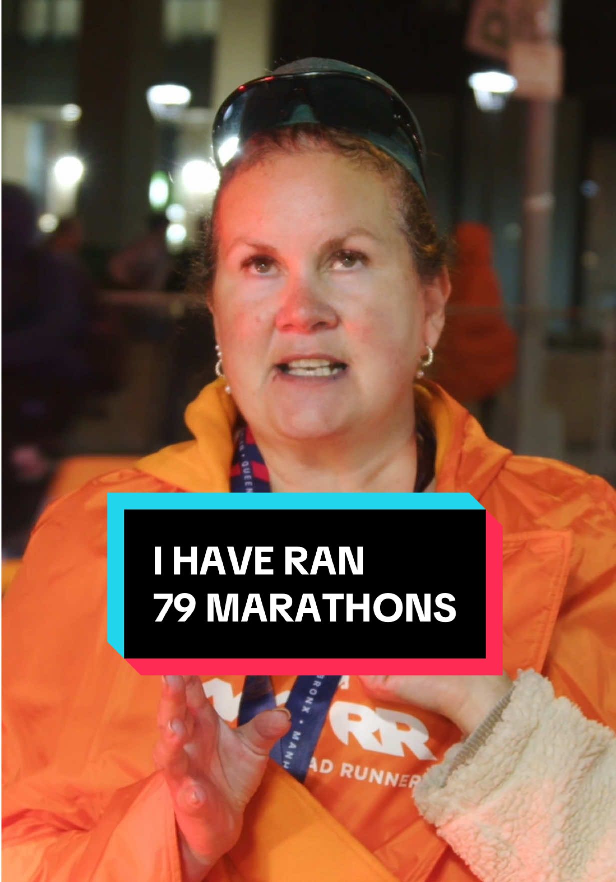 We interviewed this Irish woman at the New York marathon who ran 79 marathons. Give her the encouragement to step over the 100th Line 👇 #marathon #irish #nyc #Running #humanstories  