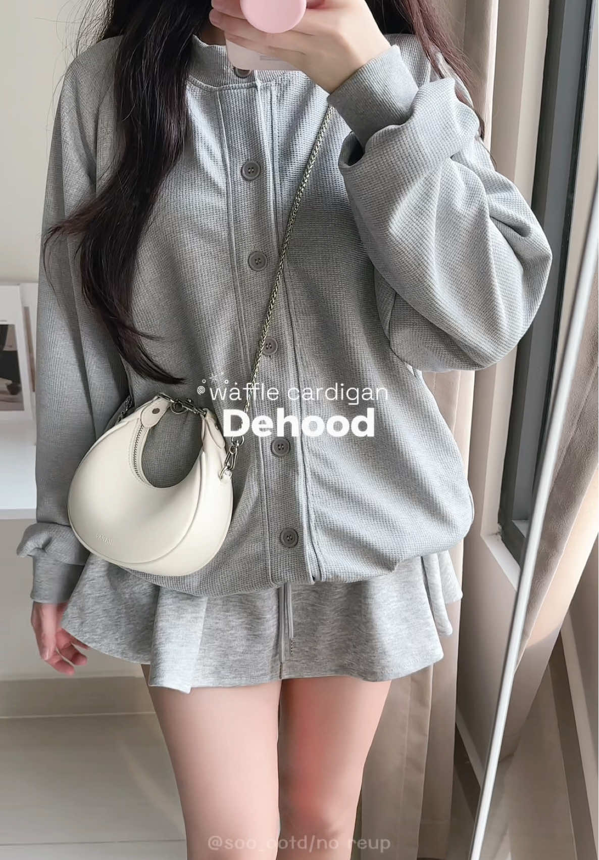 cardigan chất vải waffle siu lạ luôn, form unisex nam nữ mặc đều được ‼️ #dehood #aocardigan #cardigan #OOTD #phoidoxinh 