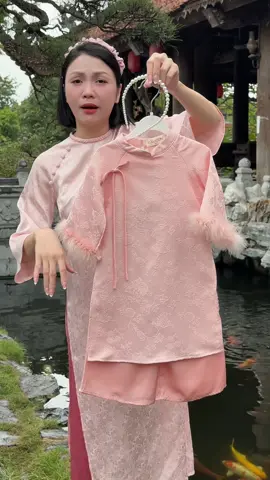 Áo dài GIAI Ý bé gái tay phối điệu đã chất liệu cao cấp #megiangcogu #quanaotreem #aodaichobe #aodaicachtanchobe #aodaibegai 