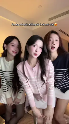 Ui cái chất len dệt kim này dày dặn mặc lên form tôn dáng xỉu mà không lo xù lông hehe #fypシ゚ #xh #viral #xuhuong #fyp 