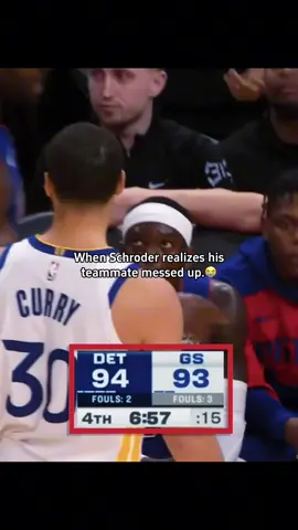 Schroder knows the consequences of doing this shi 😭😭#NBA #basketballedits #curry #basketball 