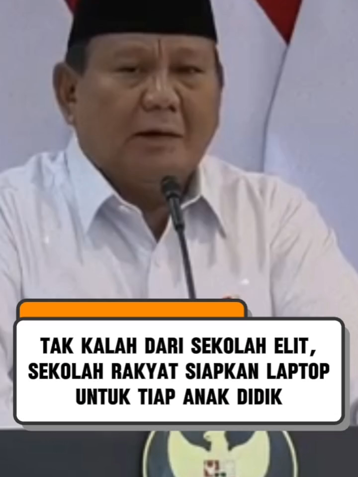 Tak Kalah dari Sekolah Elit, Sekolah Rakyat Siapkan Laptop untuk Tiap Anak Didik . . #pemerintah #prabowo #sekolahrakyat #programpemerintah #indonesia🇮🇩  #fypageシ #fyppp #fyppppppppppppppppppppppp