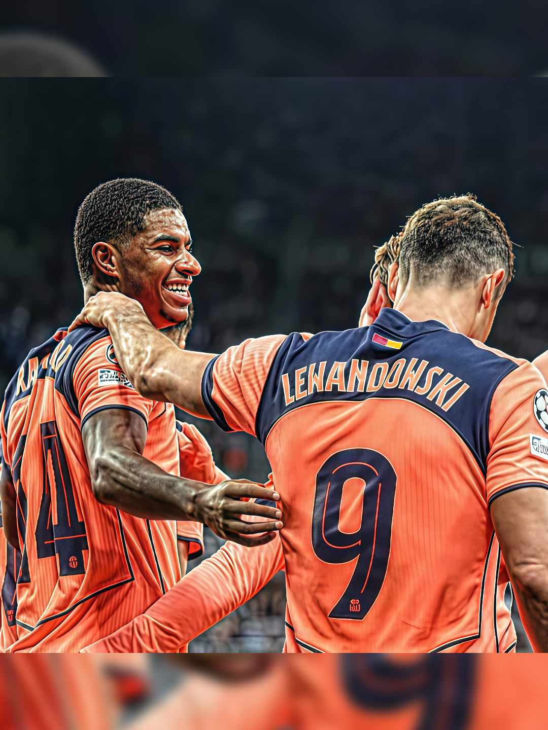 duo apanih 🔥🥶🥵 #lewandowski #rashy #fcbarcelona #creator707 #football #fyp #zyrex