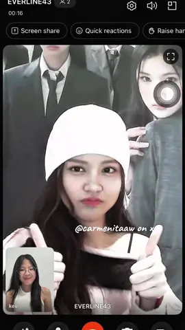 EVERLINE VIDEO CALL EVENT 25/11/10 GEMAAAS BGT SI MEMENNN 🥹🤏🏻 #CARMEN #카르멘 #fancall #hearts2hearts #H2H 