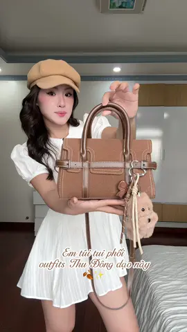 túi xách Nâu thu đông✨🤎🍂 #tuixach #bag #tuixachnu #mixandmatch #thudong 