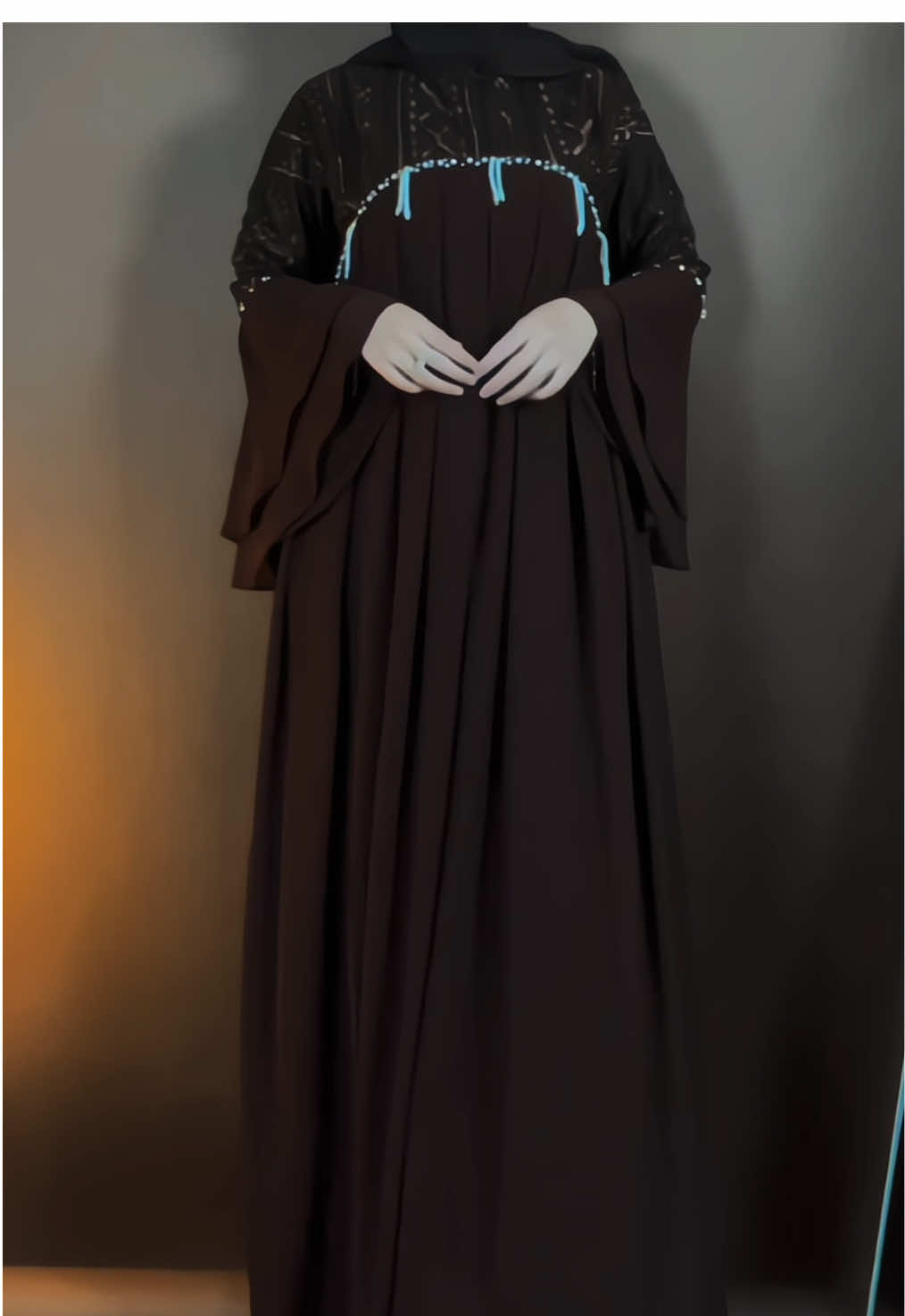 MasyaAllah cantik sekalii dipakai untuk lebaran nanti 😍🤎✨ #dresskekinian #gamisterbaru #dresslebaranterbaru #gamiskondangan #gamislebaran2026 