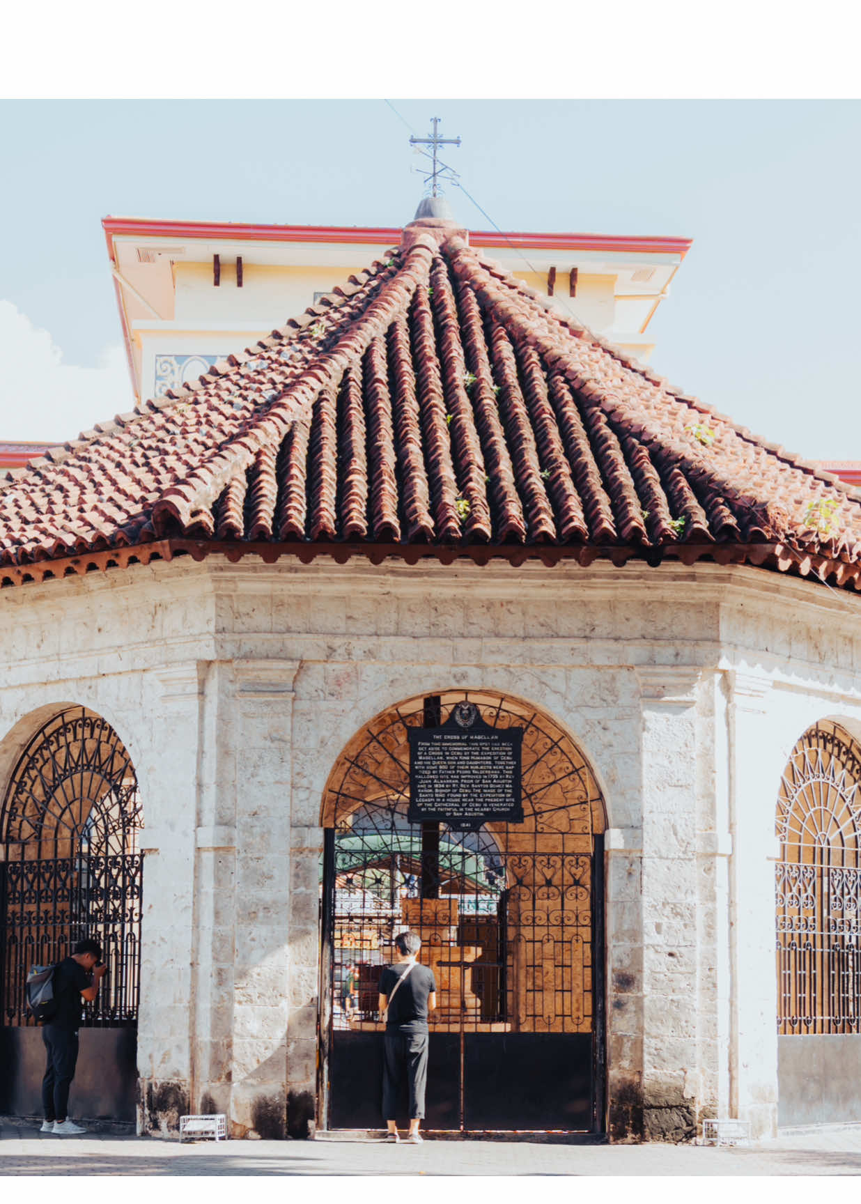 A landmark that holds centuries of history 🕊️ Magellan’s Cross sits at the heart of Cebu City, where visitors pause, walk through, and take in its quiet cultural story. 📍 Part of our Cebu City Tour 📧 info@cebucitytour.com 📞 (63) 922-702-0394 📲 DM us @cebucitytour #MagellansCross #CebuCityTour #ExploreCebu #CebuHistory