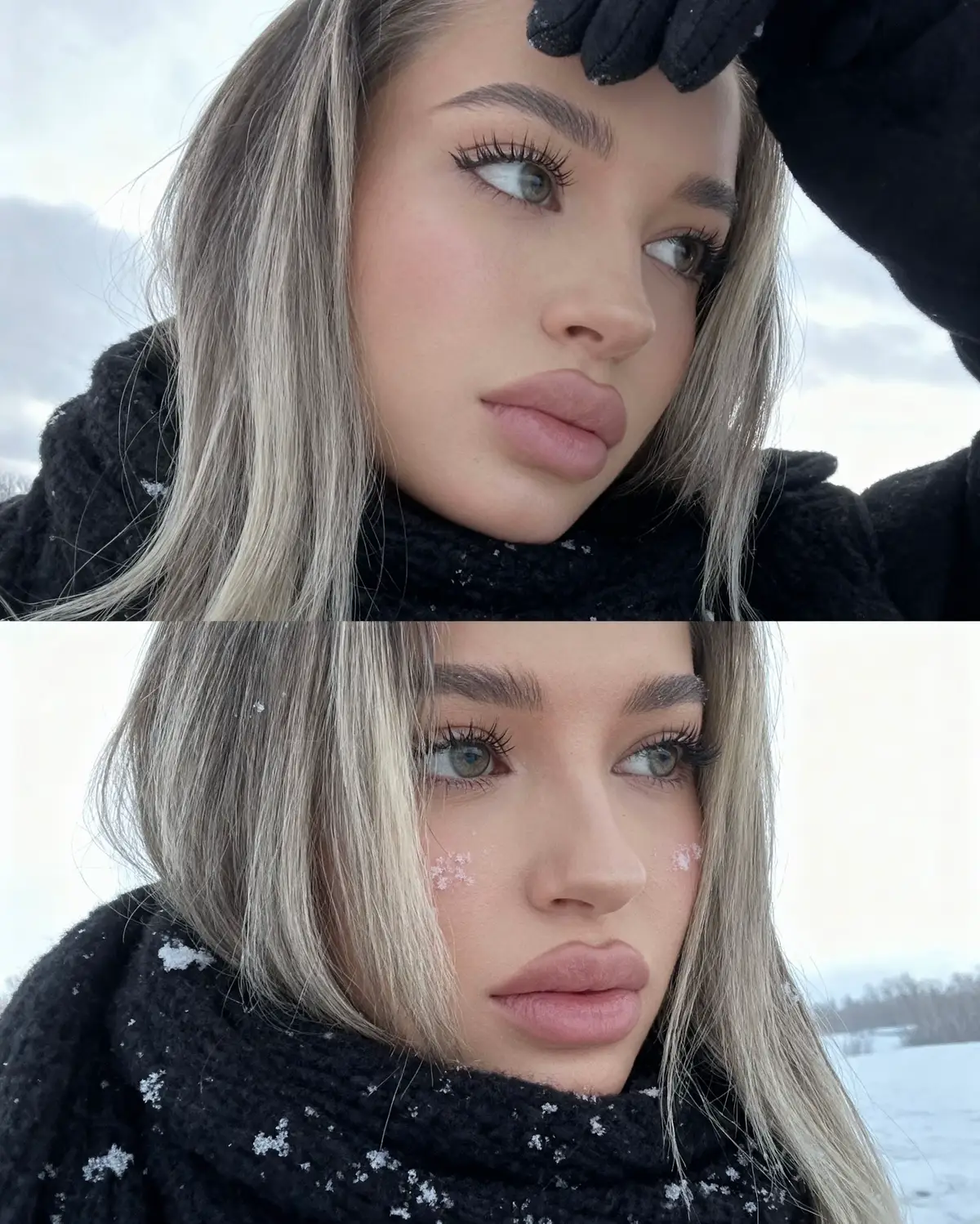 okay this is sooo cool 😳 #geminitrend #geminiai #viral #snow #prompt 