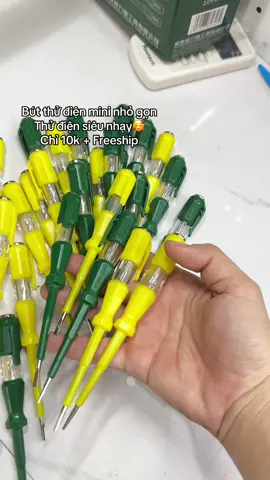 Bút thử điện mini nhỏ gọn, thử điện siêu nhạy, đẹp, bền👍 ai cũng nên có 1 cây trong túi, trong nhà✅ #butthudien #butthudiendautuavit #DoNgheTot #viral 