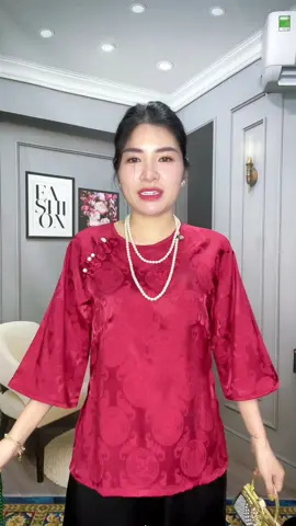 Áo bà ba phom xuông rất dễ mặc, mà dịp nào mình mặc cũng được luôn nè #aobaba #ngashoptrungnien #viralvideo #aobabadep #xuhuong 