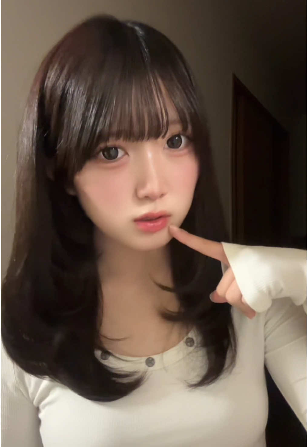 いつもと顔ちがくてごめんねおどってみた^_^　#fyp #fypシ #08 #jk #おすすめ #東京 #高校生 #ダンス #レイヤーカット #ふぉろわーへりませんように 