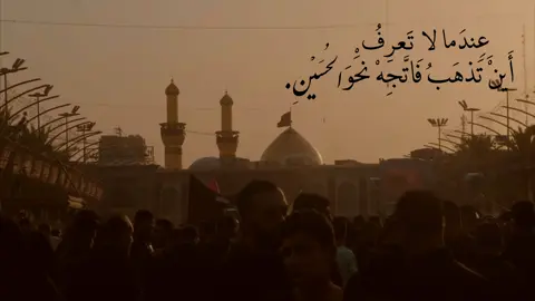 اللهُمَّ لا تُؤدِّبني بِالبُعدِ عَنِ الحُسَيْن .😔.             #بغداد #العراق #كربلاء #الحسين #شوق 