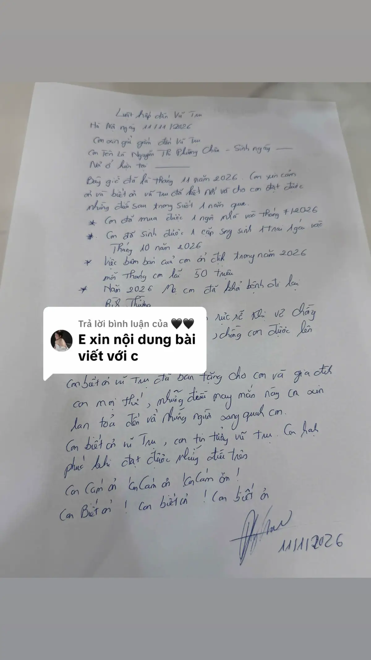 Trả lời @🖤🖤 Mấy Anh Chị ơiiiii. Cách viết đâyyy nhá. Ngày mai Manifest rồiiiii. Mình xem kĩ đọc kĩ giúp Châuuuuuu #nguyenphuongchau #manifest #manifesting #luathapdanthuhuttienbac #luathapdan 