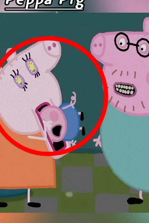 Do you know about the strange things that happen in Peppa Pig?#fyp #usa #animation #tiktok #peppapig 