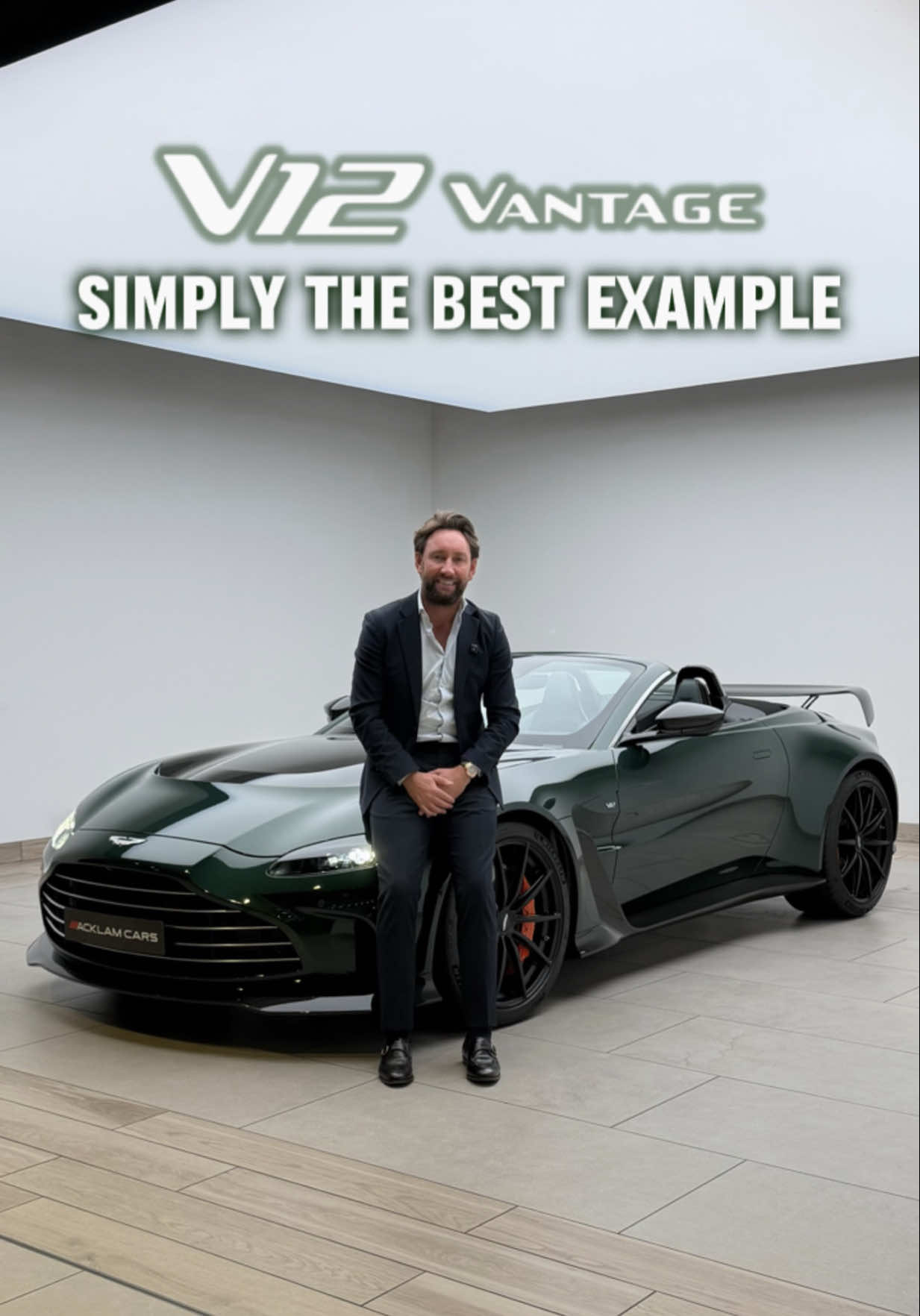 1 of 249 Worldwide. Simply the best example 💨 2023 23 Aston Martin Vantage 5.2 V12 Roadster Live Priced at £214,990 - Buy & Reserve Online - Contact Liam on 07795623213 or Business WhatsApp us on 07724101010 📲 Finished in Q Heritage Buckinghamshire Green with Full Body Topaz PPF, Gloss 2x2 Twill Carbon Fibre Bonnet, 21” Satin Black Alloys, Vivid Orange Brake Calipers, Carbon Ceramic Brakes, and an Alcantara / Semi-Aniline Duotone Interior featuring Q Special Leather Colour & Contrast Stitching. ✔️Aston Martin Premium Audio ✔️Lightweight Package ✔️Smoked Tail Lights ✔️Umbrella & Holder ✔️Service Pack ✔️Aston Martin Tracking Only 851 miles from new with Full Aston Martin Service History + 5 Year Service Plan #astonmartin #vantage #astonmartinvantage #v12 #vantageroadster  