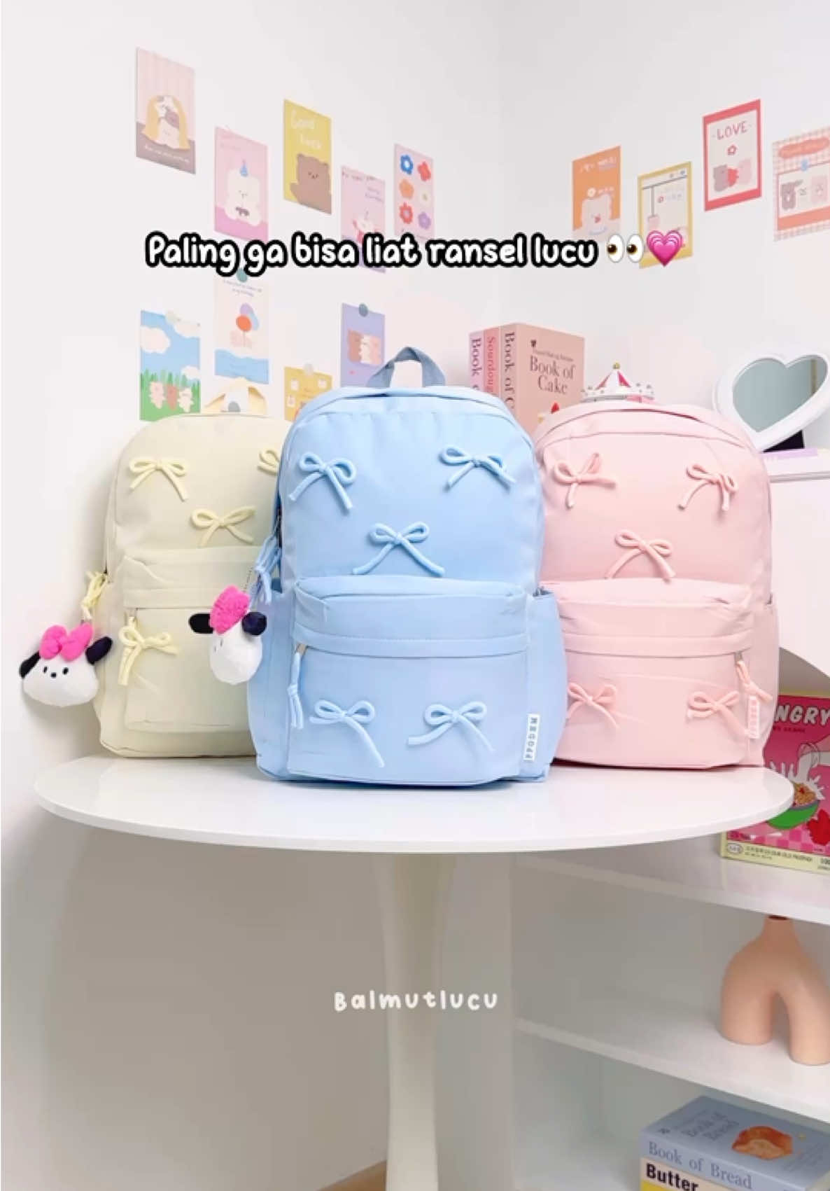 Serba-serbi pita lagi happening banget, yuk ikut trendnya! 🎀💗#tassekolah #tassekolahlucu #tassekolahaesthetic 