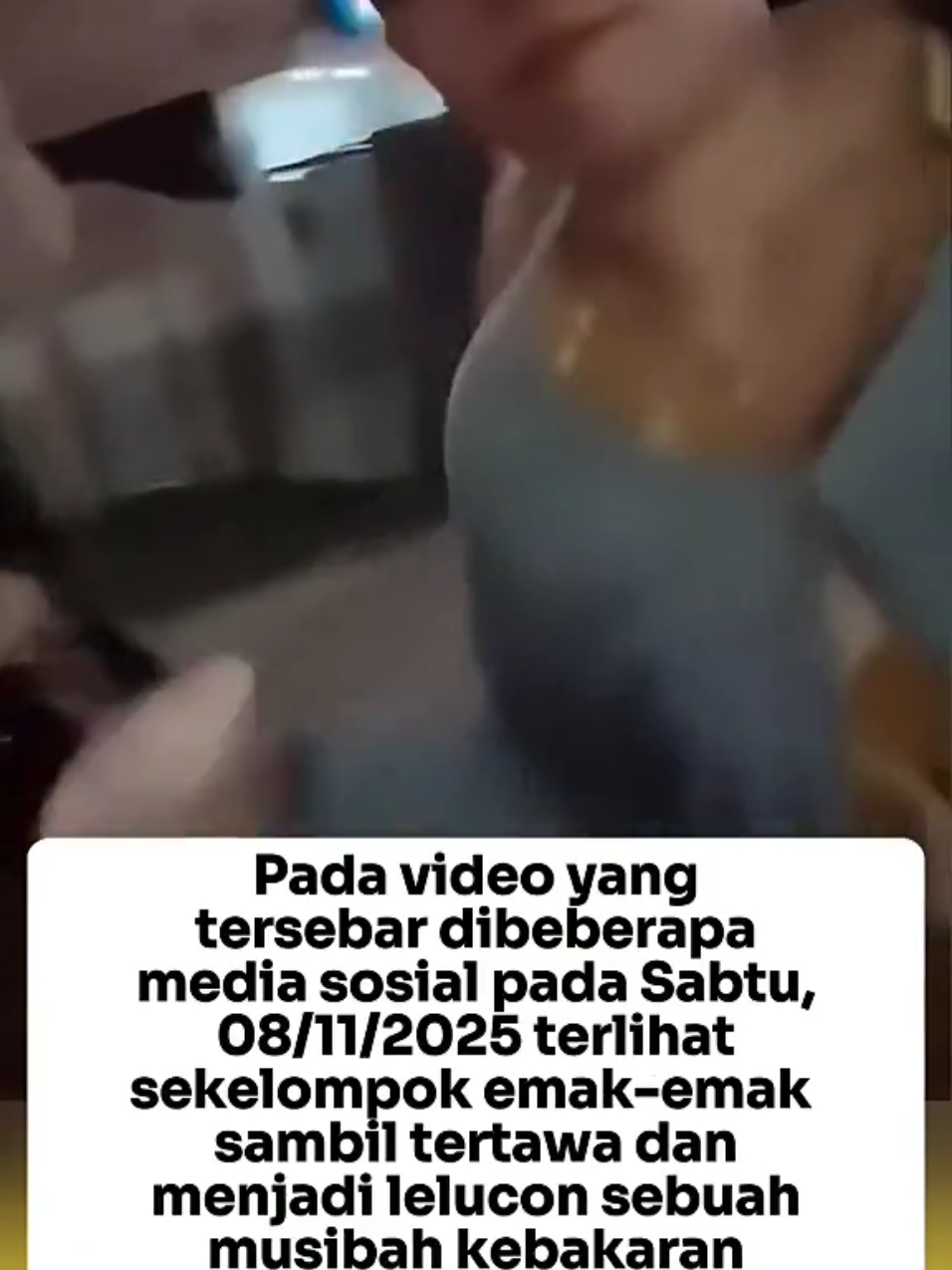 Viral Sekelompok Emak-emak Sambil Tertawa Dan Menjadi Lelucon Musib4n Keb4k4r4n#fyp 